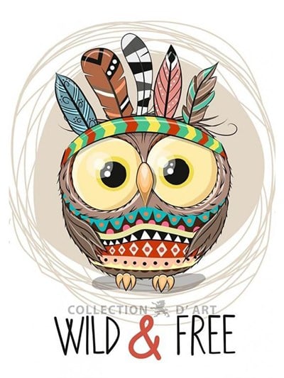 Collection D`Art Elmas Kiti - Wild & Free (19x27cm)