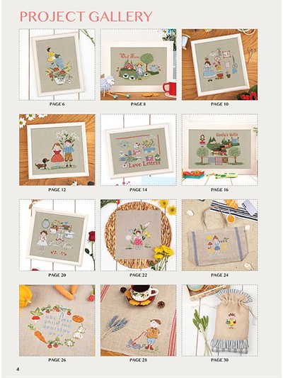 Countryside Cross Stitch Book (English)