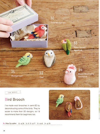 Cute Birds to Make with Needle Felting (English)