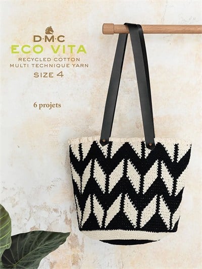 DMC Eco Vita 12 Tığ İşi Desen Kitabı – Çocuk Odası Aksesuarları (6 Proje) (Fransızca)