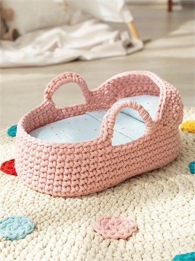 DMC Eco Vita 12 Crochet Pattern Book – Childrens Bedroom Accessories (6 Projects) (English)