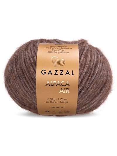 Gazzal Alpaka Air Knitting Thread 50 g No: 077