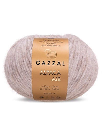 Gazzal Alpaka Air Knitting Thread 50 g No: 072