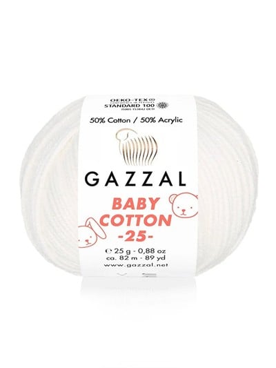 Gazzal Baby Cotton 25 g No: 3410