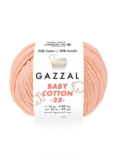 Gazzal Baby Cotton 25 g No: 3412