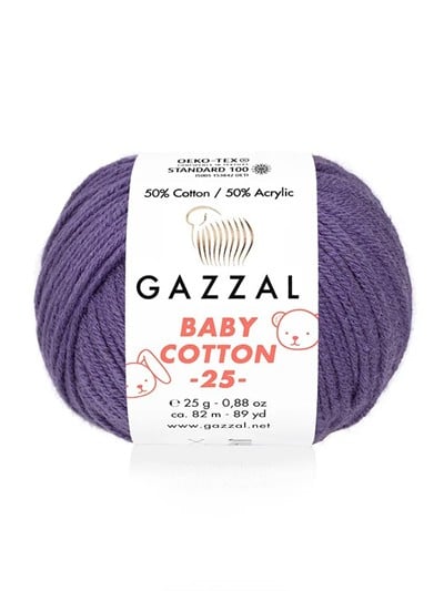 Gazzal Baby Cotton 25 g No: 3440
