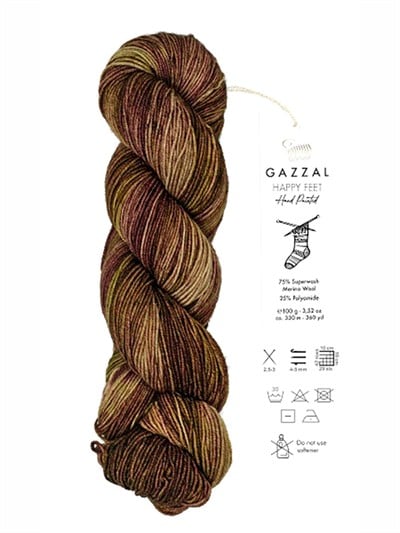 Gazzal Happy Feet Knitting Thread 100 g No: 3273