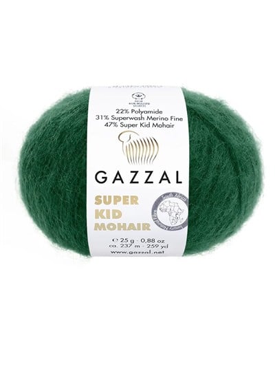 Gazzal Super Kid Mohair Knitting Thread 25 g | No: 64424