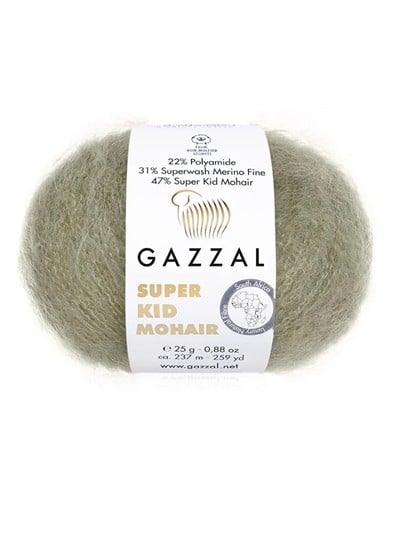 Gazzal Super Kid Mohair Knitting Thread 25 g | No: 64407