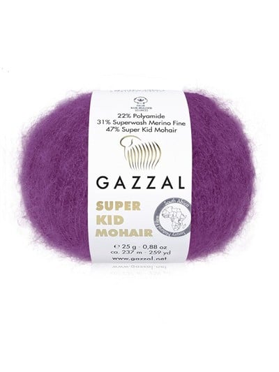 Gazzal Super Kid Mohair Knitting Thread 25 g | No: 64415