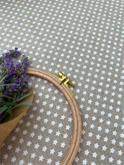 Gediz Evenweave Kumaş - Yıldızlı - En:180cm, 27ct