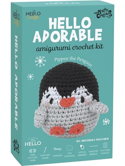 Hello Adorable Amigurumi Kiti - Penguen Pippen