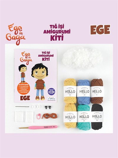 Hello Amigurumi Kiti - LAK06 - Ege