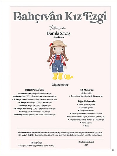 Hello Amigurumi Mutlu Childhood Days Book