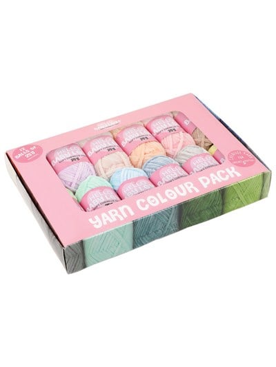 Hello Baby Love Chenille Yarn Pack 12 x 25 g Pastel – Velvet Amigurumi Yarn