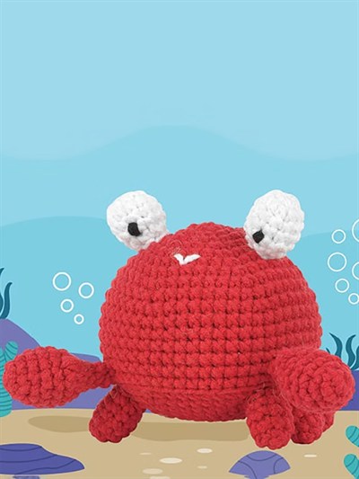 Hello Crafts Mini Amigurumi Kiti - Crabby