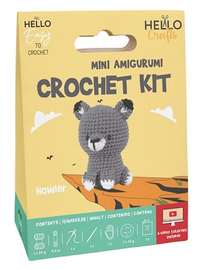 Hello Crafts Mini Amigurumi Kiti - Howler