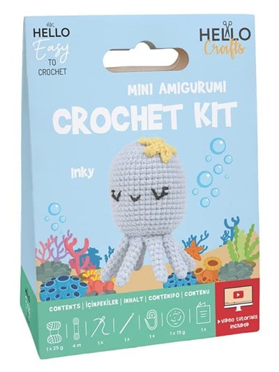 Hello Crafts Mini Amigurumi Kiti - İnky
