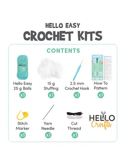 Hello Crafts Mini Amigurumi Kiti - İnky