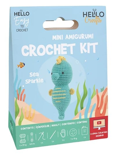 Hello Crafts Mini Amigurumi Kiti - Sea Sparkle