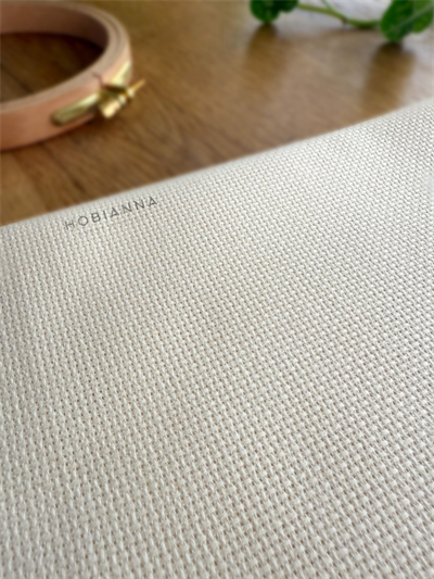 Hello Aida Fabric Width:150, 14Ct - Ecru