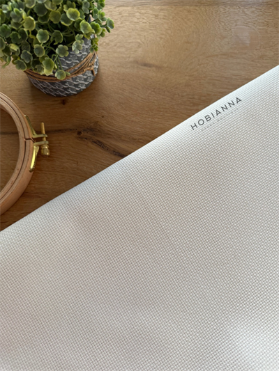 Hello Aida Fabric Width:150, 14Ct - Ecru