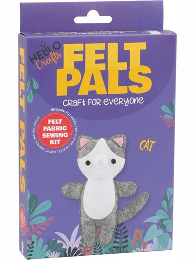 Hello Felt Pals Keçe Dikiş Kiti - Kedi