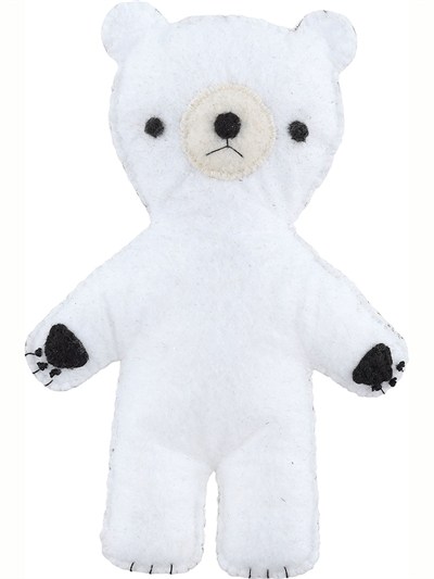 Hello Felt Pals Keçe Dikiş Kiti - Kutup Ayısı