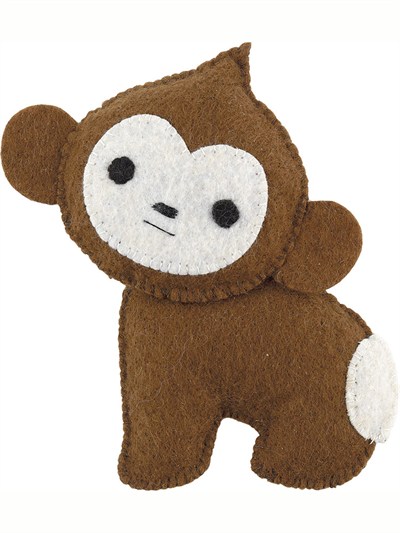 Hello Felt Pals Keçe Dikiş Kiti - Maymun