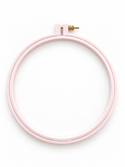 Hello Plastic Punch and Embroidery Hoop (Diameter: 24cm)