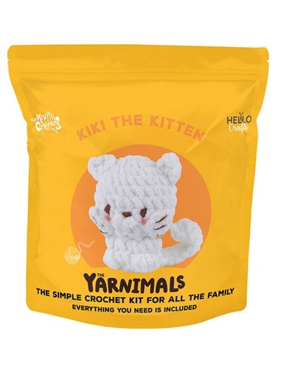 Hello Softie Yarnimals Amigurumi Kit - YN006 - Kiki The Kit