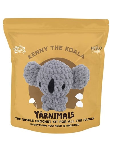 Hello Softie Yarnimals Amigurumi Kit - YN005 - Kenny The Koala