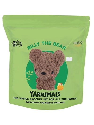 Hello Softie Yarnimals Amigurumi Kit - YN003 - Billy The Bear