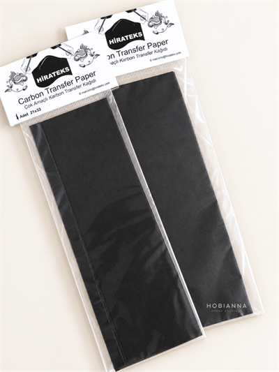 Hirateks Karbon Transfer Paper 21*33 (Black) - 4 pcs