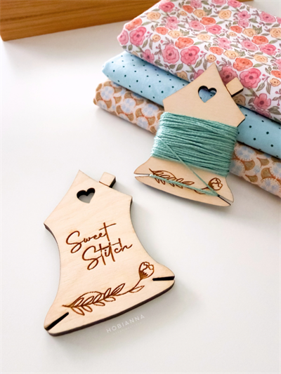Hobianna Ahşap Makara - Ev Sweet Stitch