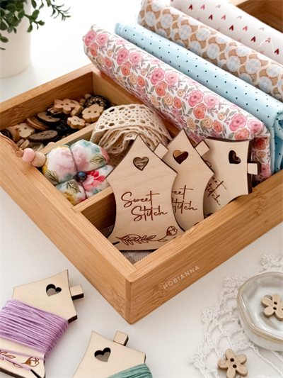 Hobianna Ahşap Makara - Ev Sweet Stitch