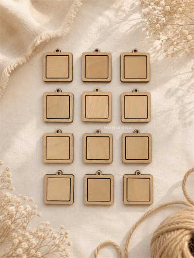 Hobianna Wooden Miniature Hoop - Square Small