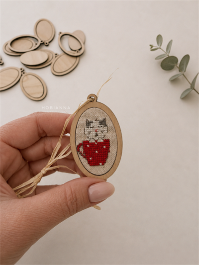Hobianna Wooden Miniature Hoop - Oval Small