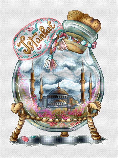 Схема для вышивки крестом «Стамбул» (электронная версия)