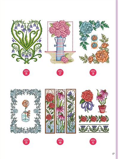 Cross Stitch Flower Garden Book