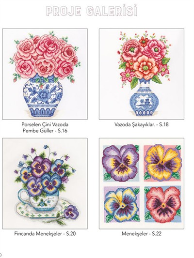 Cross Stitch Flowers Beauty Book