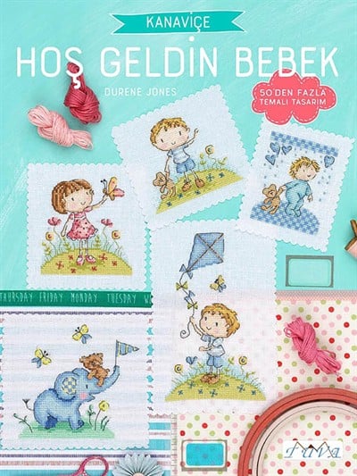 Cross Stitch Welcome Baby Book