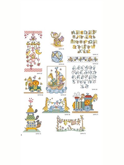 Cross Stitch Welcome Baby Book
