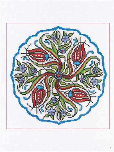Cross Stitch İznik and Delft Tiles Book