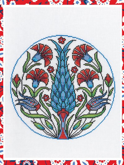Cross Stitch İznik and Delft Tiles Book
