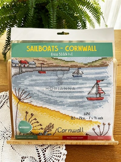 Cross Stitch Kit - Sahilde Tekneler