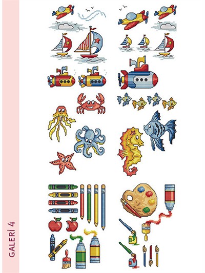 Cross Stitch Motif Series 2 - Baby and Child Book