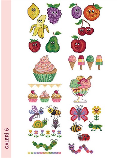 Cross Stitch Motif Series 2 - Baby and Child Book