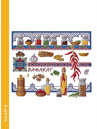 Cross Stitch Motif Series 6 - Kitchen Book