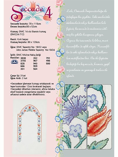 Cross Stitch Prayer Rug Modelleri 1 Book